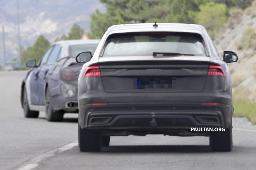 填补战力，全新Coupe型SUV Audi Q8 西班牙谍照曝光。 53528
