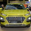 Hyundai Kona 新加坡车展亮相 – 1.0, 1.6升涡轮引擎！