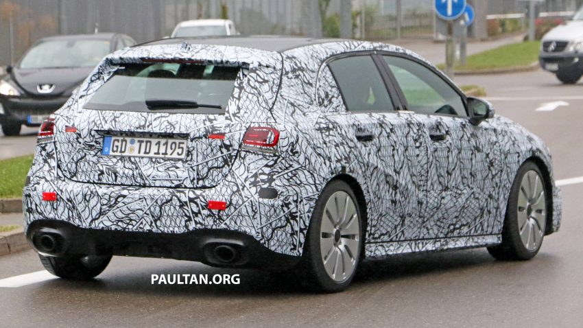 谍照：2018 Mercedes-AMG A 35，预计拥有340匹马力! 53023