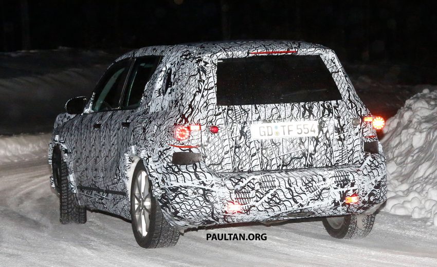 谍照：全新 Mercedes-Benz GLB 进行雪地测试被捕获！ 54072
