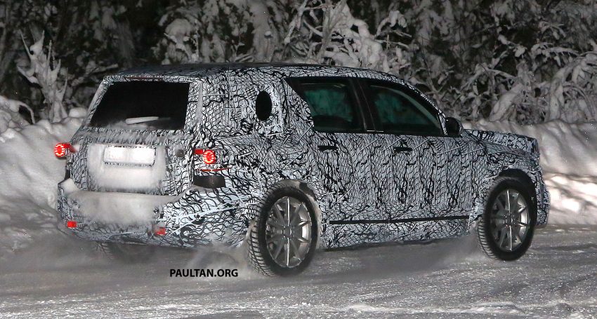 谍照：全新 Mercedes-Benz GLB 进行雪地测试被捕获！ 54066