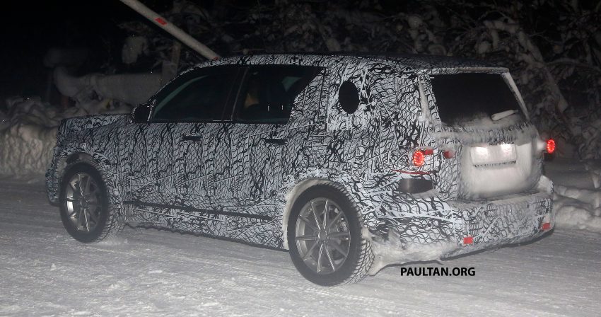 谍照：全新 Mercedes-Benz GLB 进行雪地测试被捕获！ 54068