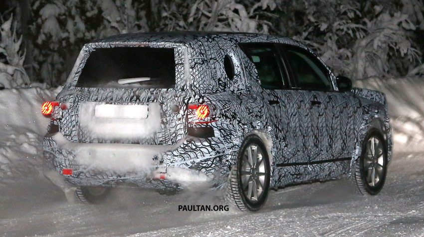 谍照：全新 Mercedes-Benz GLB 进行雪地测试被捕获！ 54070