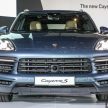 第三代 Porsche Cayenne 本地预览, 两个等级已开放预订