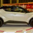 新加坡正式发布 Toyota C-HR，1.2L涡轮引擎，配备满满