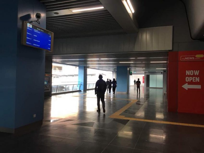 连接 Bandar Utama MRT 站与 1 Utama 行人天桥建竣开通 57898