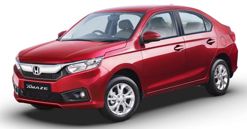入门级Sedan，全新 2018 Honda Amaze 即将于印度发表 58398