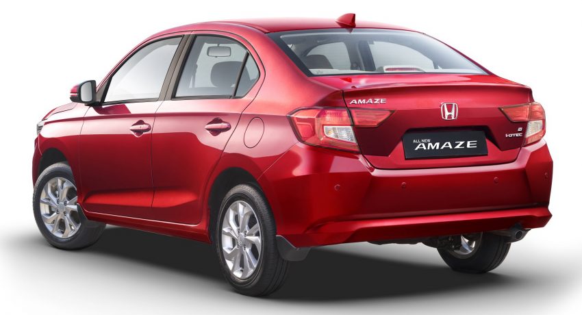 入门级Sedan，全新 2018 Honda Amaze 即将于印度发表 58397