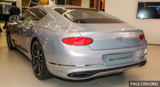 W12双涡轮增压引擎, 626hp/900Nm, 3.7秒破百! 全新 Bentley Continental GT 登陆大马市场, 预估售价190万