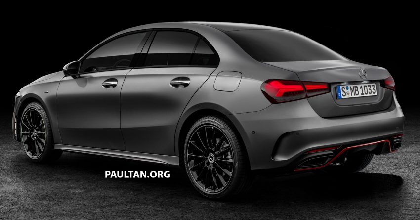 PS达人绘制图，2018 Mercedes-Benz A-Class Sedan 58154