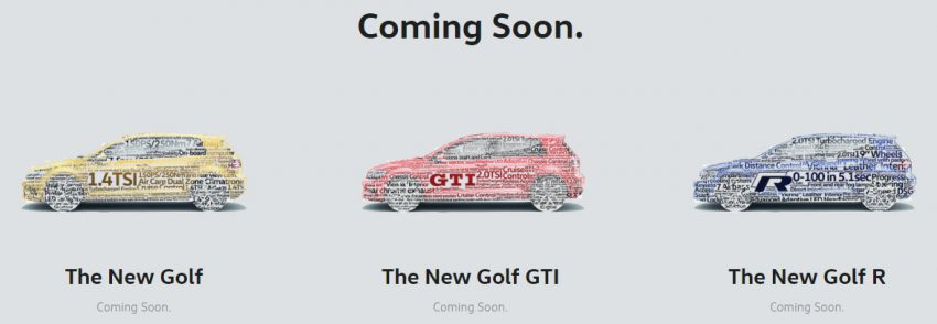 官网释出预告, Volkswagen Golf Mk7.5 系列即将在马上市 59563
