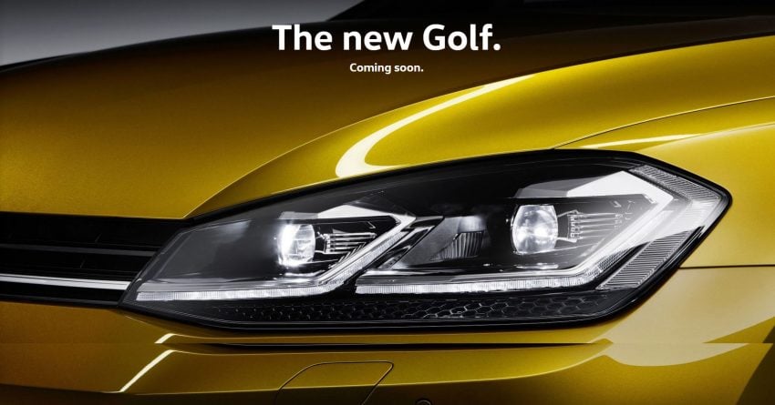 官网释出预告, Volkswagen Golf Mk7.5 系列即将在马上市 59564