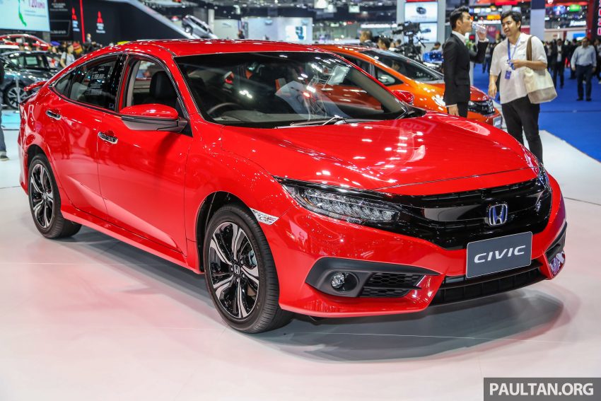 图集：红色 Honda Civic Hatchback / Sedan 曼谷亮相 63667