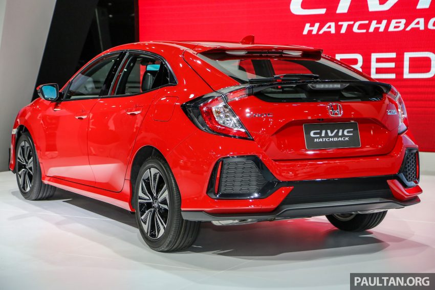 图集：红色 Honda Civic Hatchback / Sedan 曼谷亮相 63678