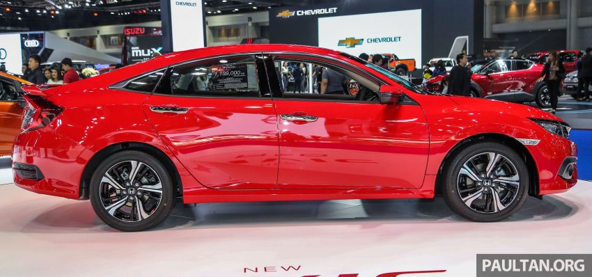 图集：红色 Honda Civic Hatchback / Sedan 曼谷亮相 63671