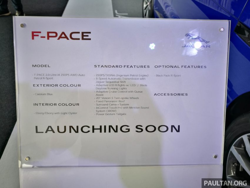价格低于50万，Jaguar F-Pace 2.0L Ingenium 本地预览 61863