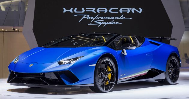 敞篷小牛Lamborghini Huracan Performante Spyder面世