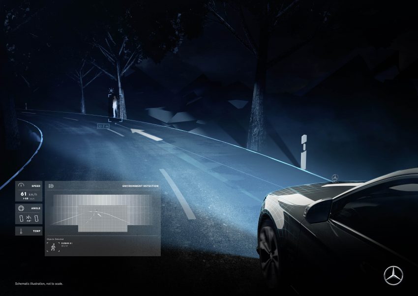 Mercedes-Benz 最新照明技术 Digital Light，确认今年将在旗舰 Maybach S-Class 身上首发，具备高清投影功能 60514