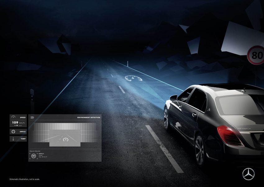 Mercedes-Benz 最新照明技术 Digital Light，确认今年将在旗舰 Maybach S-Class 身上首发，具备高清投影功能 60520
