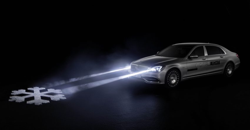 Mercedes-Benz 最新照明技术 Digital Light，确认今年将在旗舰 Maybach S-Class 身上首发，具备高清投影功能 60521