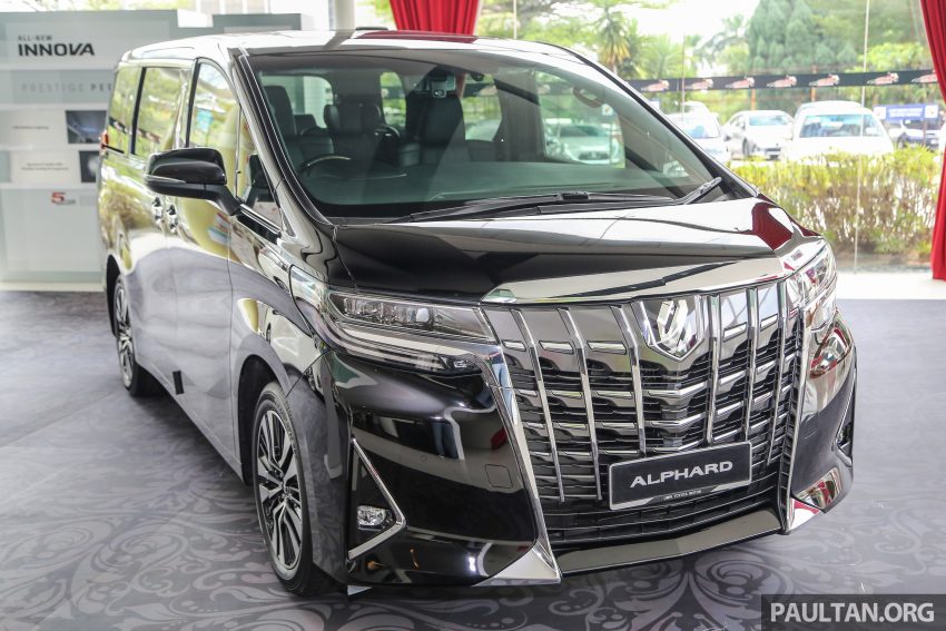 Toyota Alphard 与 Vellfire 本地公开展示, 全车系规格确认 62140