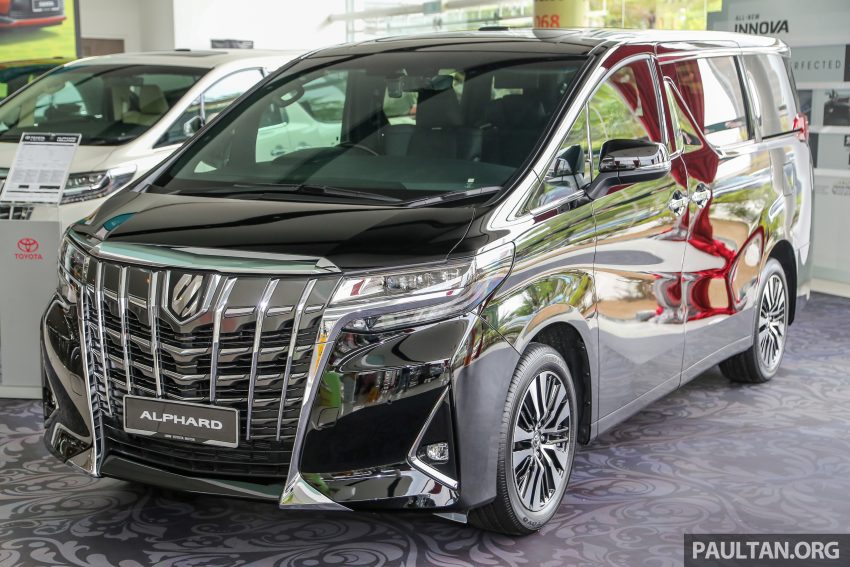 Toyota Alphard 与 Vellfire 本地公开展示, 全车系规格确认 62141