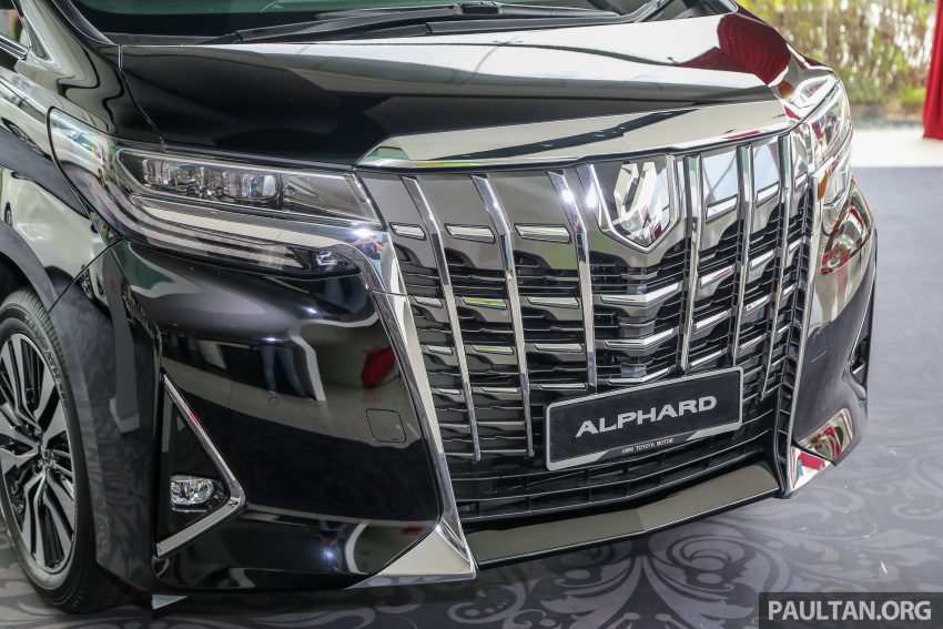 Toyota Alphard 与 Vellfire 本地公开展示, 全车系规格确认 62149