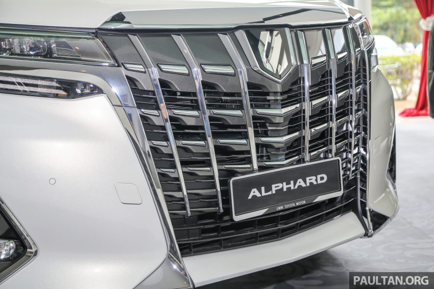 Toyota Alphard 与 Vellfire 本地公开展示, 全车系规格确认 62069