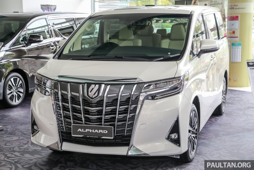 Toyota Alphard 与 Vellfire 本地公开展示, 全车系规格确认 62048