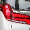 Toyota Alphard 与 Vellfire 本地公开展示, 全车系规格确认