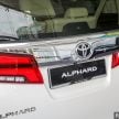 Toyota Alphard 与 Vellfire 本地公开展示, 全车系规格确认