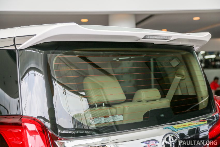 Toyota Alphard 与 Vellfire 本地公开展示, 全车系规格确认 62094