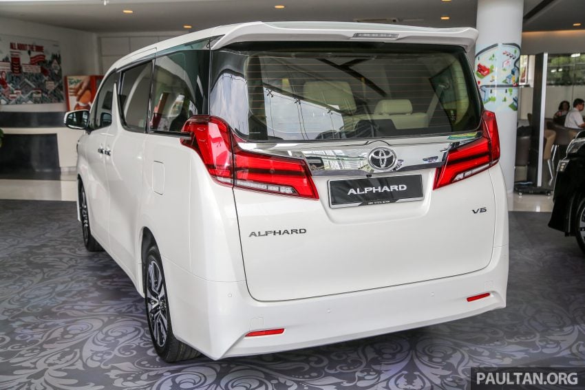 Toyota Alphard 与 Vellfire 本地公开展示, 全车系规格确认 62054