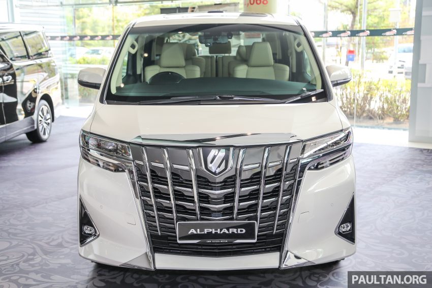 Toyota Alphard 与 Vellfire 本地公开展示, 全车系规格确认 62057