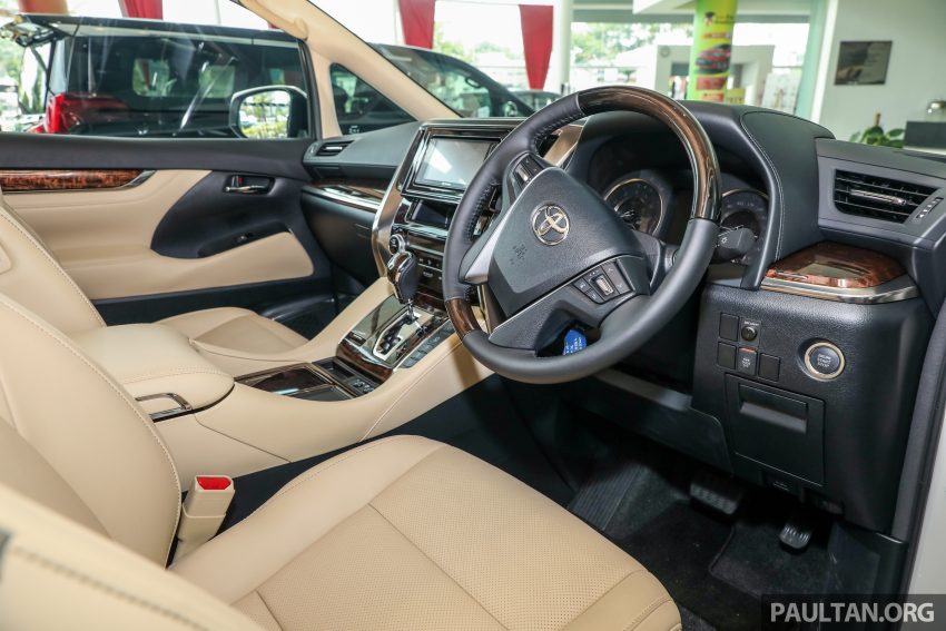 Toyota Alphard 与 Vellfire 本地公开展示, 全车系规格确认 62100