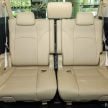 Toyota Alphard 与 Vellfire 本地公开展示, 全车系规格确认