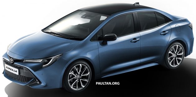 Toyota Corolla Altis 渲染图曝光，基于美规版 Auris 而绘