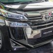 Toyota Alphard 与 Vellfire 本地公开展示, 全车系规格确认