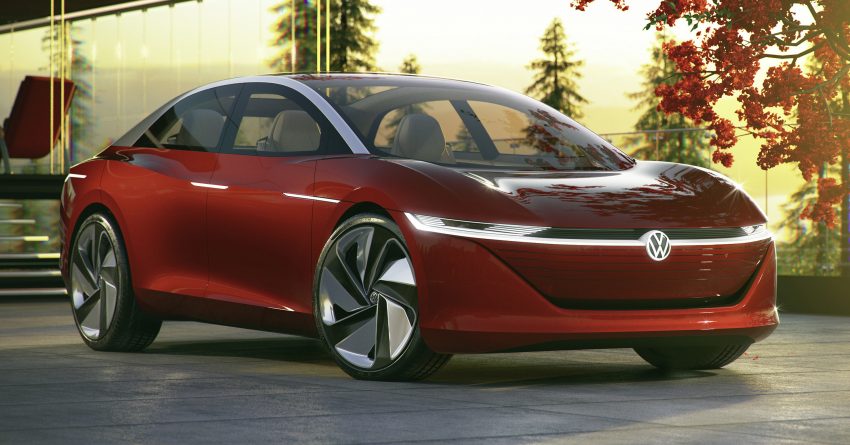 Volkswagen I.D. Vizzion 概念车亮相日内瓦车展，没有方向盘、完全不需要司机的纯电动旗舰房车，2022年实现量产 60617