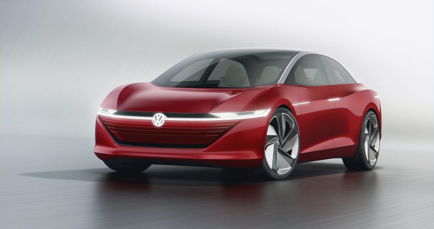 Volkswagen I.D. Vizzion 概念车亮相日内瓦车展，没有方向盘、完全不需要司机的纯电动旗舰房车，2022年实现量产 60628