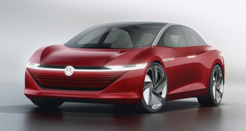 放眼2030年集团旗下拥有300款电动车，Volkswagen 计划2022年后每月推出一款新电动车型，于全球16座工厂投产 61415