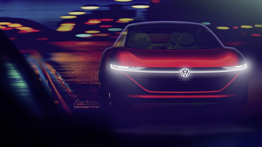 Volkswagen I.D. Vizzion 概念车亮相日内瓦车展，没有方向盘、完全不需要司机的纯电动旗舰房车，2022年实现量产 60637