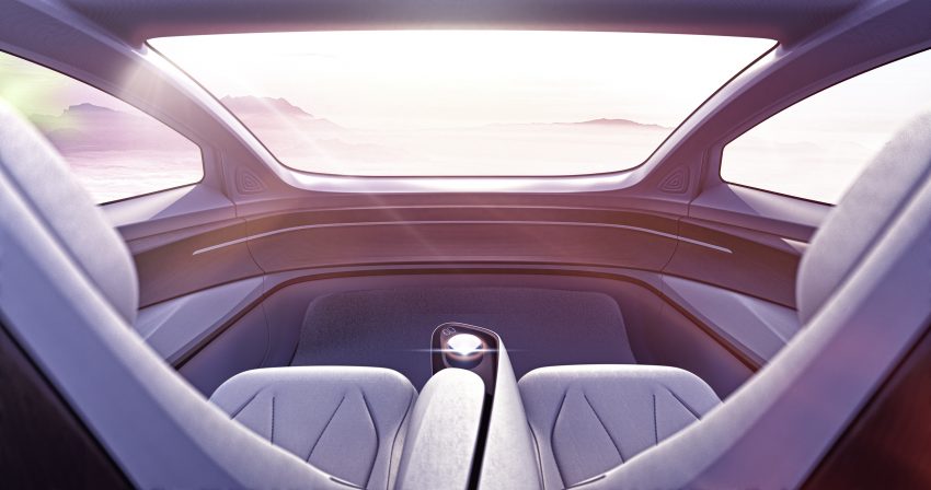 Volkswagen I.D. Vizzion 概念车亮相日内瓦车展，没有方向盘、完全不需要司机的纯电动旗舰房车，2022年实现量产 60641