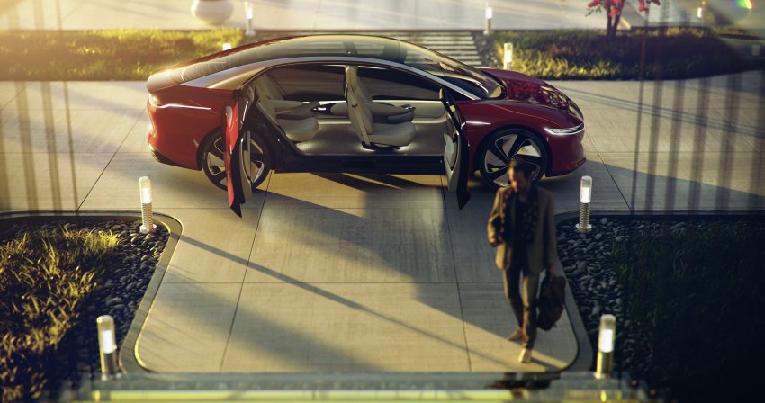 Volkswagen I.D. Vizzion 概念车亮相日内瓦车展，没有方向盘、完全不需要司机的纯电动旗舰房车，2022年实现量产 60620