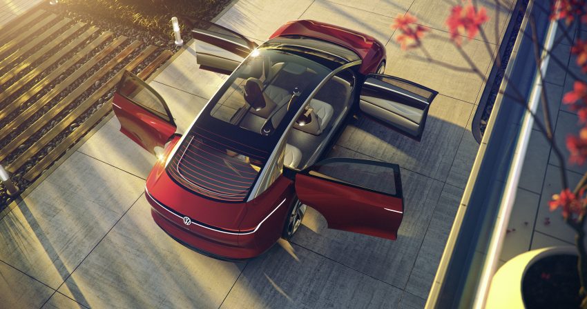 Volkswagen I.D. Vizzion 概念车亮相日内瓦车展，没有方向盘、完全不需要司机的纯电动旗舰房车，2022年实现量产 60621