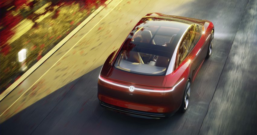 Volkswagen I.D. Vizzion 概念车亮相日内瓦车展，没有方向盘、完全不需要司机的纯电动旗舰房车，2022年实现量产 60623