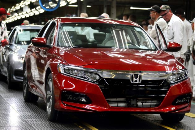 十代 Honda Accord 美国碰壁, 销量不如预期被逼停产11天
