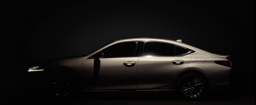 原厂释出官图造势，新一代 2019 Lexus ES 造型提前曝光 66336