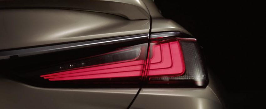 原厂释出官图造势，新一代 2019 Lexus ES 造型提前曝光 66337