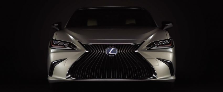 原厂释出官图造势，新一代 2019 Lexus ES 造型提前曝光 66339